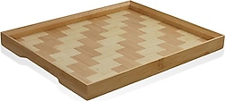 The Mia Wicker TPS0066 31x25 cm Bambu Tepsi