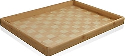 The Mia Wicker TPS0067 40x31 cm Bambu Tepsi