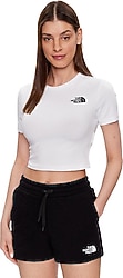 The North Face Essential Kısa Kollu Bisiklet Yaka Crop Tişört