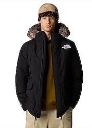 The North Face Mcmurdo Kapüşonlu Kürklü Erkek Parka