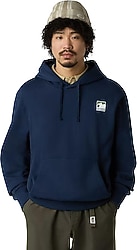 The North Face Mountain Logo Relaxed Kapüşonlu Erkek Sweatshirt