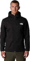 The North Face Quest NF0A3YFP4H01 Kapüşonlu Siyah Erkek Softshell Mont