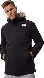 The North Face Zaneck NF0A4M8HJK31 Kapüşonlu Kürklü Siyah Erkek Mont