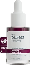 The Purest Solutions AHA & BHA Kırmızı Peeling Canlandırıcı 8 ml Yüz Serumu