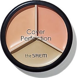 The Saem Cover Perfection Triple Pot 01 Correct Beige Kapatıcı Paleti