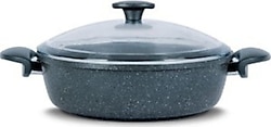 Thermoad Love Gri 28 cm Karnıyarık Tenceresi
