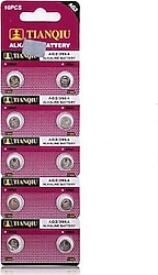 Tianqiu AG2 LR726/396A 10'lu Alkalin Düğme Pil