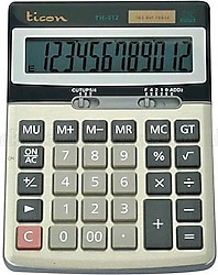 Ticon TH-512 12 Hane Masaüstü Hesap Makinesi