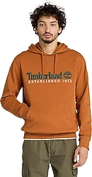 Timberland Established 1973 Embroidered Logo Loopback Kapüşonlu Erkek Sweatshirt