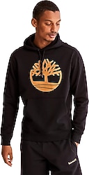 Timberland Kennebec River Tree Logo TB0A2BJHP561 Kapüşonlu Siyah Erkek Sweatshirt