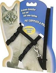 Tineke Siyah Kedi Göğüs Tasması