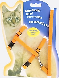 Tineke Turuncu Kedi Göğüs Tasması