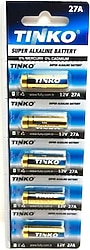 Tinko 27A 12V Alkalin 5'li Pil