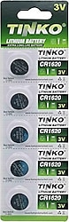 Tinko CR1620 3V 5'li Lityum Düğme Pil