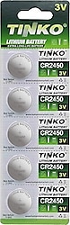 Tinko CR2450 3V 5'li Lityum Düğme Pil