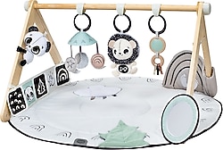 Tiny Love Black & White Koleksiyonu Ahşap Detaylı Jimnastik Merkezi Oyun Halısı