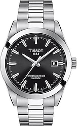 Tissot Gentleman Powermatic 80 Silicium T127.407.11.051.00 Çelik Kordon Siyah Erkek Kol Saati