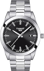 Tissot Gentleman T127.410.11.051.00 Çelik Kordon Siyah Erkek Kol Saati