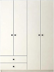 Tocco İnci 1021 2 Çekmeceli 4 Kapaklı Gardırop