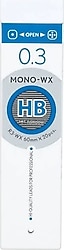 Tombow Mono Wx 20'li 2B 0.3 mm Kalem Ucu
