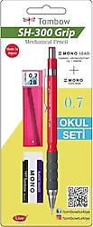 Tombow SH-300 Grip Pembe 0.7 mm Versatil Uçlu Kalem Seti