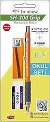 Tombow SH-300 Grip Turuncu 0.7 mm Versatil Uçlu Kalem Seti