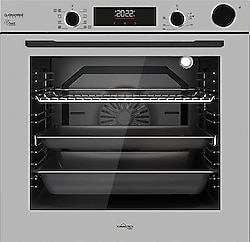 Tommatech TAF6004SSP Gri Ankastre Fırın