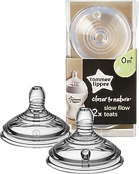 Tommee Tippee Closer to Nature Yavaş Akış 0 Ay+ 2'li Biberon Emziği
