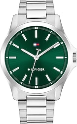 Tommy Hilfiger Bruce TH1710672 Çelik Kordon Gümüş-Yeşil Erkek Kol Saati