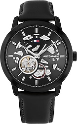 Tommy Hilfiger Henry TH1710659 Deri Kordon Siyah Erkek Kol Saati