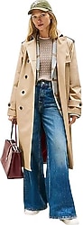 Tommy Hilfiger WW0WW46529 Kadın Trençkot