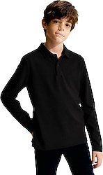 Tommy Life 11170 Uzun Kollu Polo Yaka Çocuk Tişört