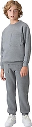 Tommy Life 11257 Gri Çocuk Eşofman Takımı
