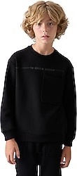 Tommy Life 11257 Siyah Çocuk Eşofman Takımı