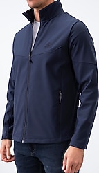 Tommy Life 88050_04 Lacivert Erkek Softshell Mont