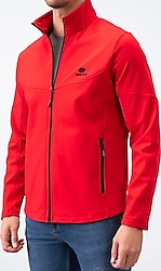 Tommy Life 88050_05 Kırmızı Erkek Softshell Mont
