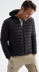 Tommy Life 88167 Kapüşonlu Erkek Şişme Mont