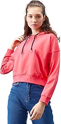 Tommy Life 97115 Kapüşonlu Kadın Sweatshirt