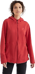 Tommy Life 97233 Kapüşonlu Tam Fermuarlı Kadın Polar