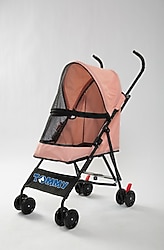 Tommy 60x43x94 cm Pembe Kedi Köpek Arabası