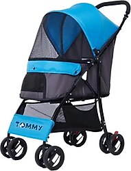 Tommy 67x47x98 cm Mavi Kedi Köpek Arabası