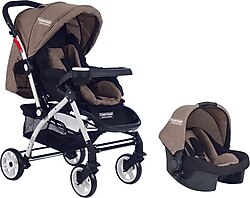 Tommybaby Eagle Kahverengi Travel Sistem Bebek Arabası