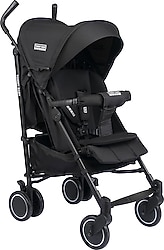 Tommybaby Luppo Black Tam Yatar Siyah Baston Bebek Arabası