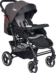 Tommybaby Tornado Plus Black Çift Yönlü Bebek Arabası Antrasit
