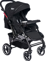 Tommybaby Tornado Plus Black Çift Yönlü Bebek Arabası Siyah