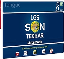 Tonguç Akademi 8. Sınıf LGS Son Tekrar Matematik