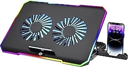 Torima CF-04 RGB 2 Fanlı Laptop Soğutucu