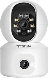 Torima CMR-10 Full HD 2 MP 360 Derece Gece Görüşlü IP Wi-Fi Güvenlik Kamerası