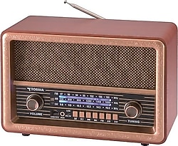 Torima D56 Ahşap Nostaljik Radyo