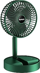 Torima F-06 Yeşil Şarjlı Masaüstü Vantilatör
